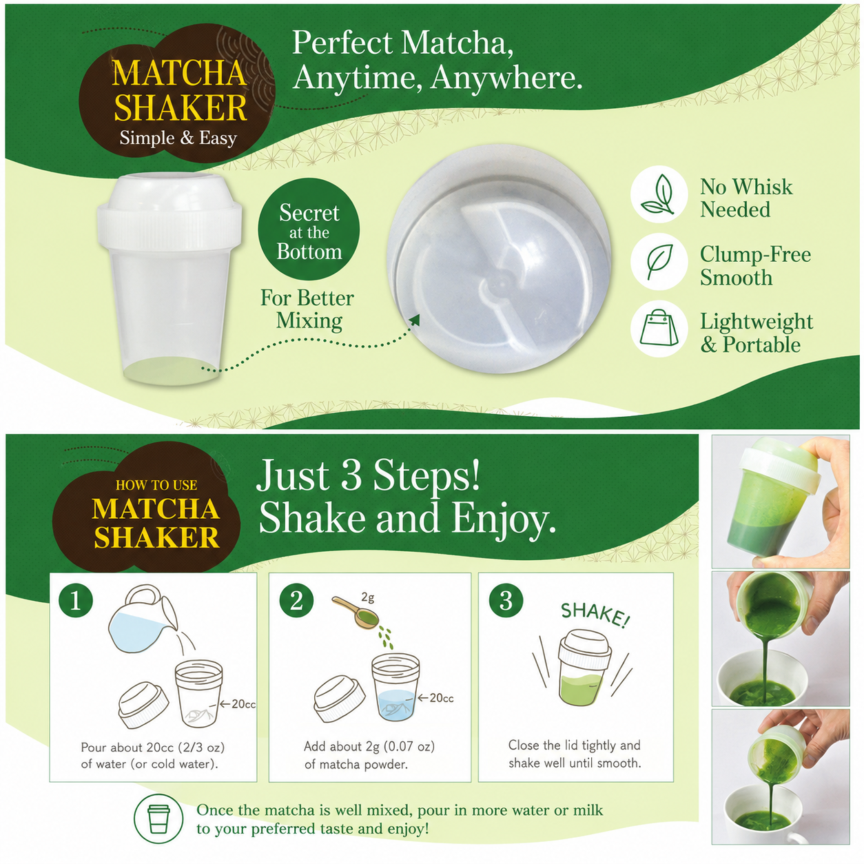 Matcha Shaker (Made in Japan)