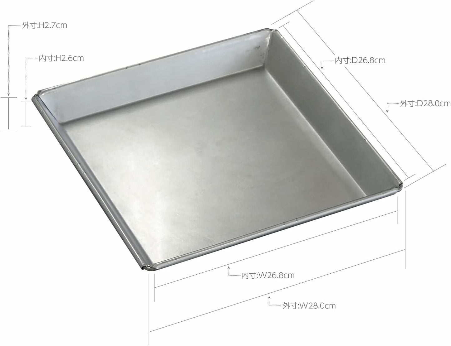 Tiger Crown-Cakeland Bakeware 27cm roll cake mold (Made in Japan)