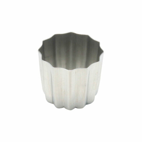 Tiger Crown-Cakeland bakeware Stainless Steel Canele Mold (54 x 49 mm) 1pc Made in Japan