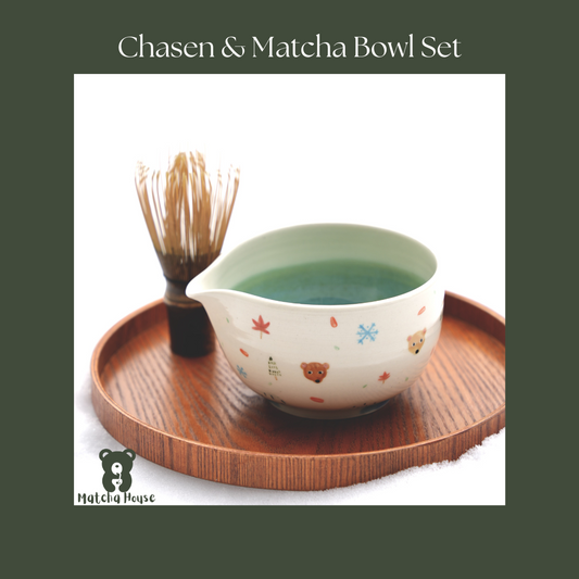Perfect Matcha Kit Set (Perfect Matcha bowl & 80 Bristle whisk)