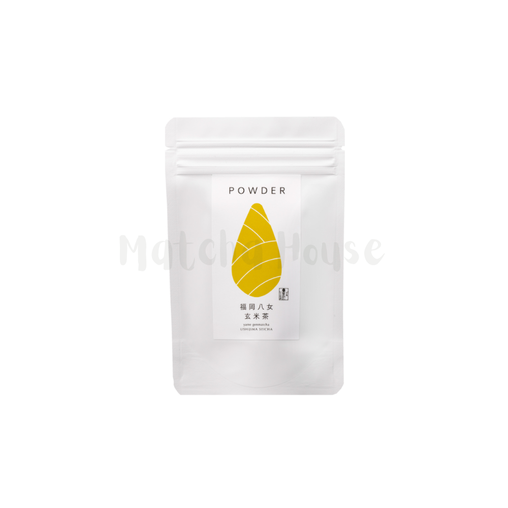 Ushijima seicha-Yame Genmaicha Powder 50g Best before: 2027.4.30