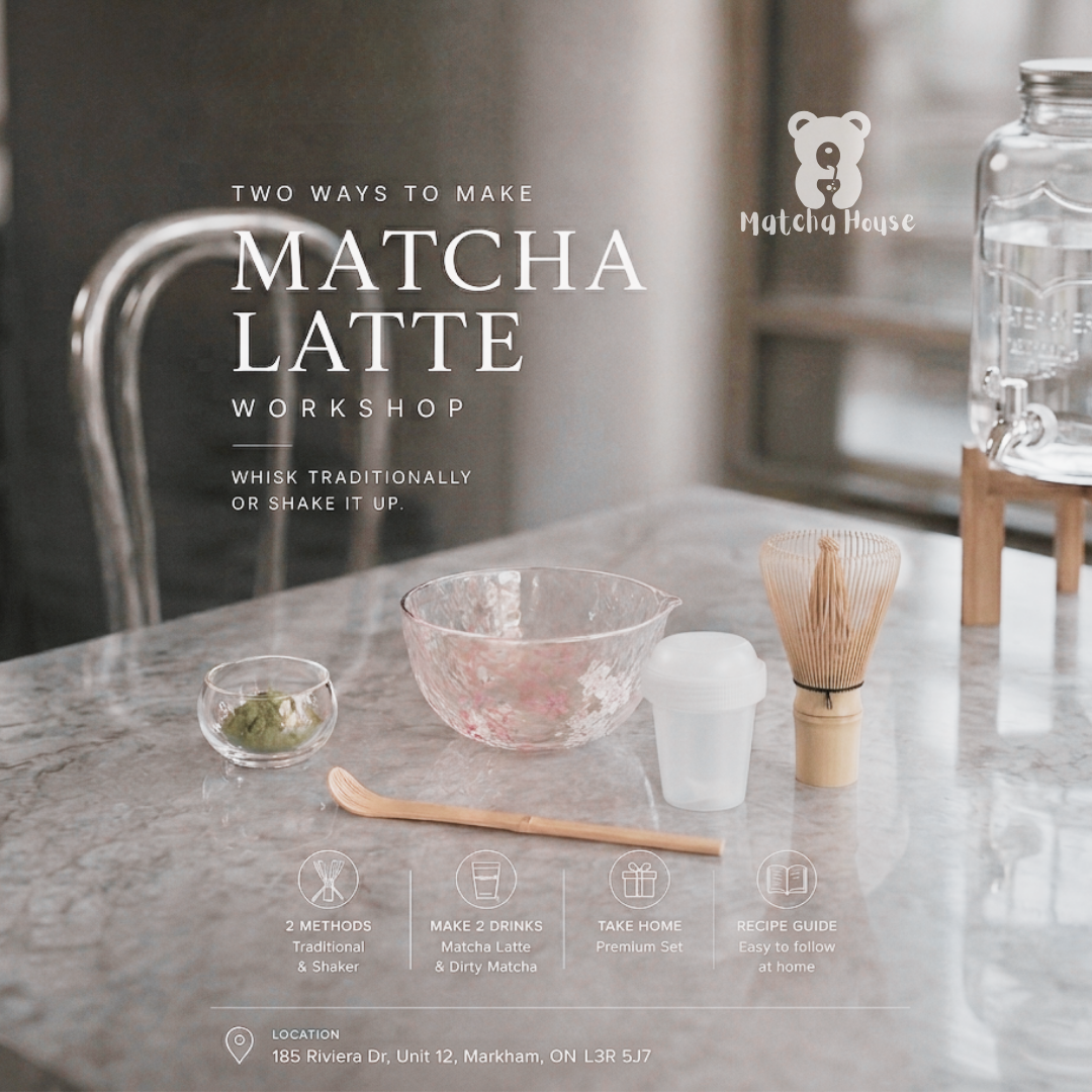 【July Workshop】Two Ways To Make Matcha Latte